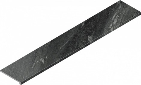 Ступень Skyfall Nero Smeraldo угловая правая патинированный 33x160