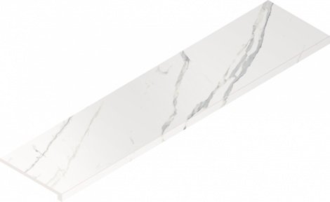 Ступень Stellaris Statuario White фронтальная 33x120