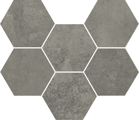 Мозаика Terraviva Dark Mosaico Hexagon