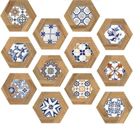 Керамогранит Gador Matt Hexa Mix 23,2x26,7