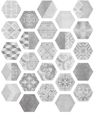Керамогранит Nuuk Hexa Mix 23,2x26,7