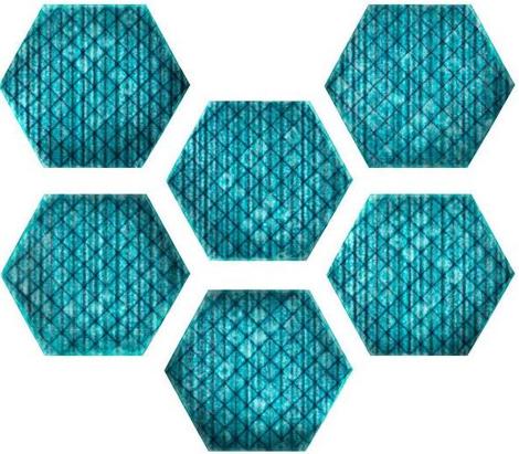 Керамогранит Tribu Blue Matt Hexa 23,2x26,7