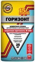 Юнис Горизонт цементная стяжка 25 кг