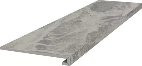 Ступень Альбино серый обрезной 33x119,5