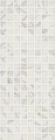 Декор Алькала белый мозаичный 20x50