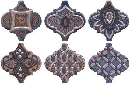Панно Арабески Марокко 2 (из 6 частей) 10x25 фото 1