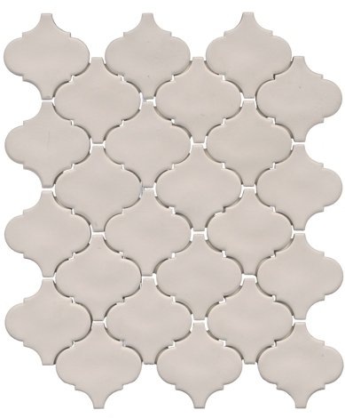 Плитка Арабески Марокко серый светлый матовый 26x30
