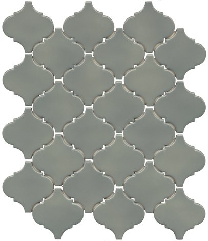 Плитка Арабески Марокко зеленый глянцевый 26x30