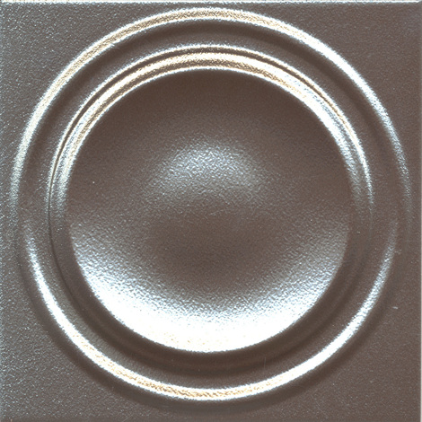 Декор Арль металл глянцевый структура обрезной 20x20