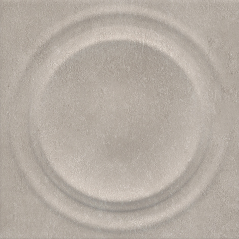 Декор Арль серый матовый структура обрезной 20x20