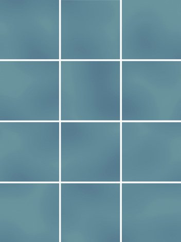 Керамогранит Бахия бирюзовый глянцевый из 12 частей 29,8x39,8 фото 1