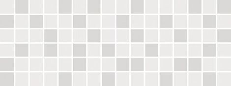 Декор Бельканто белый мозаичный 15x40