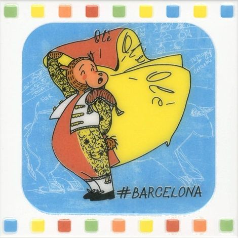 Декор Большое путешествие Barcelona 20x20