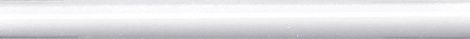 Декоративный элемент Бордюр белый обрезной 2,5x30