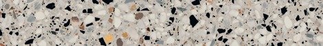 Плинтус Бричиола белый матовый обрезной 9,5x60