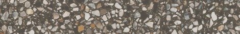 Плинтус Бричиола коричневый матовый обрезной 9,5x60