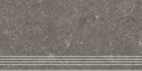 Ступень Чеппо ди Гре коричневый матовый обрезной 30x60 фото 1