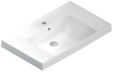 Kerama Marazzi Cubo 80 Раковина подвесная/встраиваемая с отверстием под смеситель фото 1