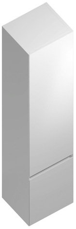 Kerama Marazzi Cubo Шкаф-пенал подвесной, белый глянцевый, левый фото 1