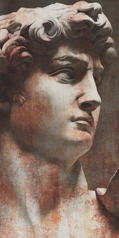 Декор Давид 1 матовый обрезной 119,5x238,5