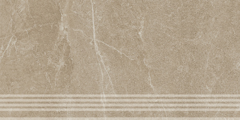 Ступень Эстерель бежевый матовый обрезной фронтальная 30x60
