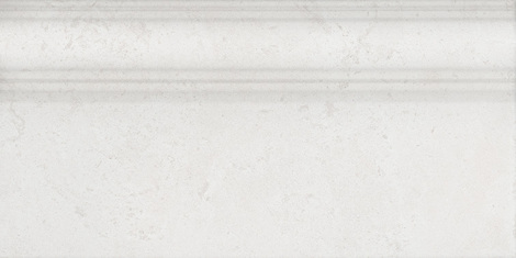 Декор Гране Бордюр багет белый матовый обрезной 7,3x40
