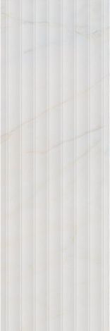 Плитка Греппи белый структура обрезной 40x120