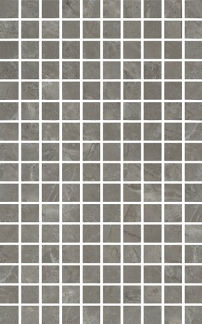 Декор Кантата мозаичный серый глянцевый 25x40 фото 1