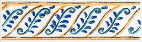 Бордюр Капри Майолика 462 6,3x20