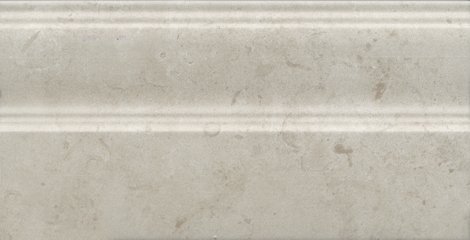 Плинтус Карму серый светлый матовый обрезной 15x30