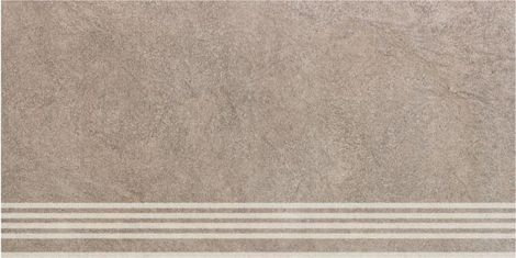 Ступень Королевская дорога обрезной коричневый светлый 30x60