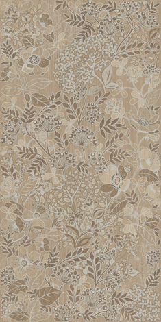 Керамогранит Люберон бежевый декорированный матовый обрезной 119,5x238,5