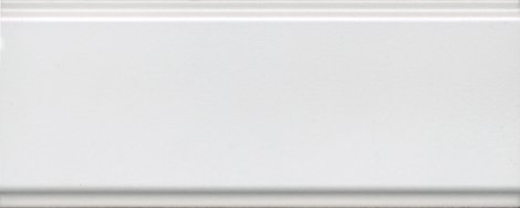 Бордюр Магнолия белый матовый обрезной 12x30