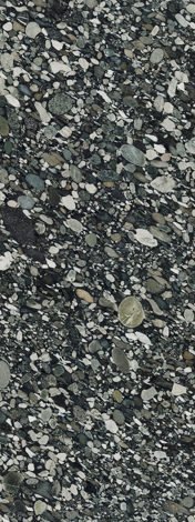 Керамогранит Мариначе черный обрезной 119,5x320 фото 1