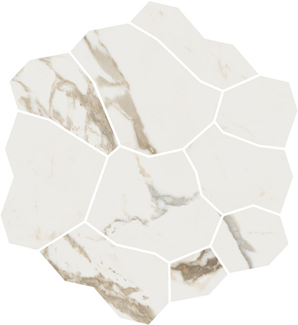 Декор Марсель наборный бежевый светлый матовый обрезной 31,5x34,2