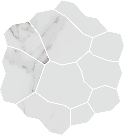 Декор Марсель наборный серый светлый матовый обрезной 31,5x34,2
