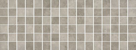 Декор Монсанту мозаичный серый светлый глянцевый 15x40