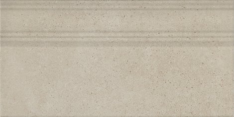 Плинтус Монсеррат бежевый светлый матовый обрезной 20x40