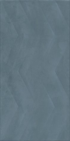 Плитка Онда структура синий матовый обрезной 30x60