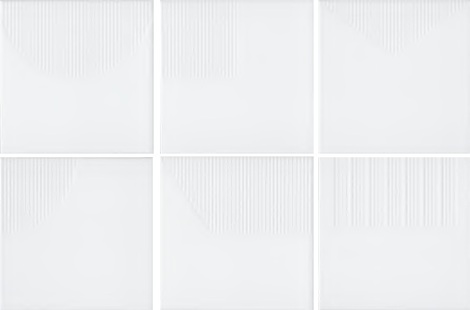 Плитка Пикассо белый глянцевый структура 20x20