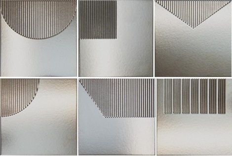 Декор Пикассо бронза глянцевый структура 20x20