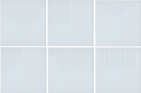 Плитка Пикассо синий светлый глянцевый структура 20x20