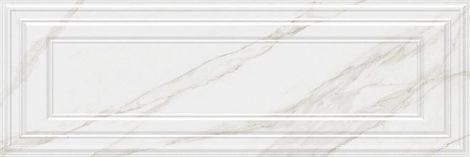 Плитка Прадо белый панель обрезной 40x120