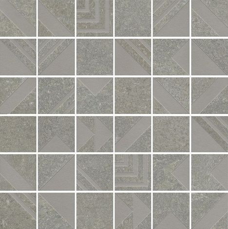Декор Про Нордик мозаичный серый светлый 30x30