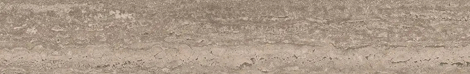 Плинтус Про Травертин бежевый темный матовый обрезной 9,5x60