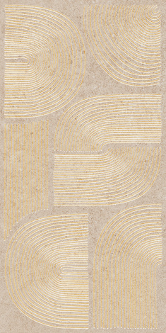 Декор Руссильон бежевый матовый обрезной 30x60