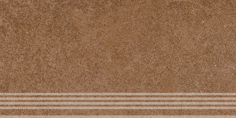Ступень Руссильон фронтальная коричневый матовый обрезной 30x60
