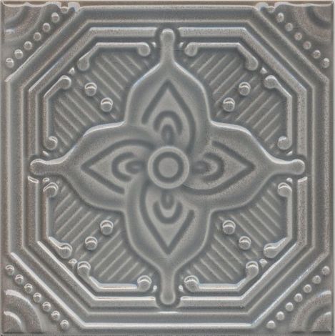 Декор Салинас серый 15x15