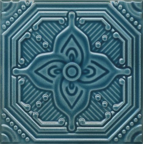 Декор Салинас синий 15x15