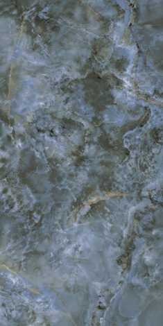 Плитка Сен-Тропе синий глянцевый обрезной 60x119,5